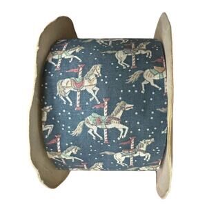 Carousel Horses VTG Ribbon Lion Company 2.5” Victorian Antique Style READ NOTE